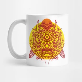 Samurai Mask Mug